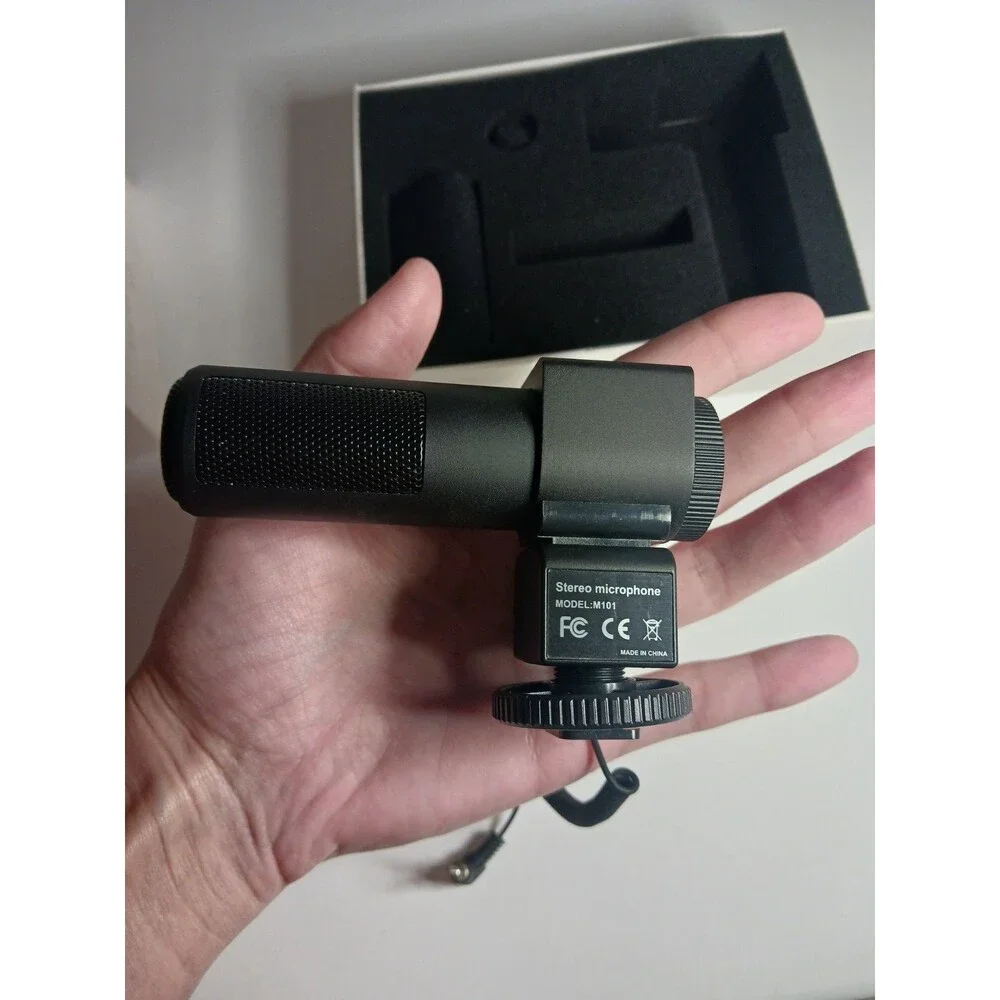 Stereo Microphone Condenser Video Recording for Canon Nikon Sony and Other